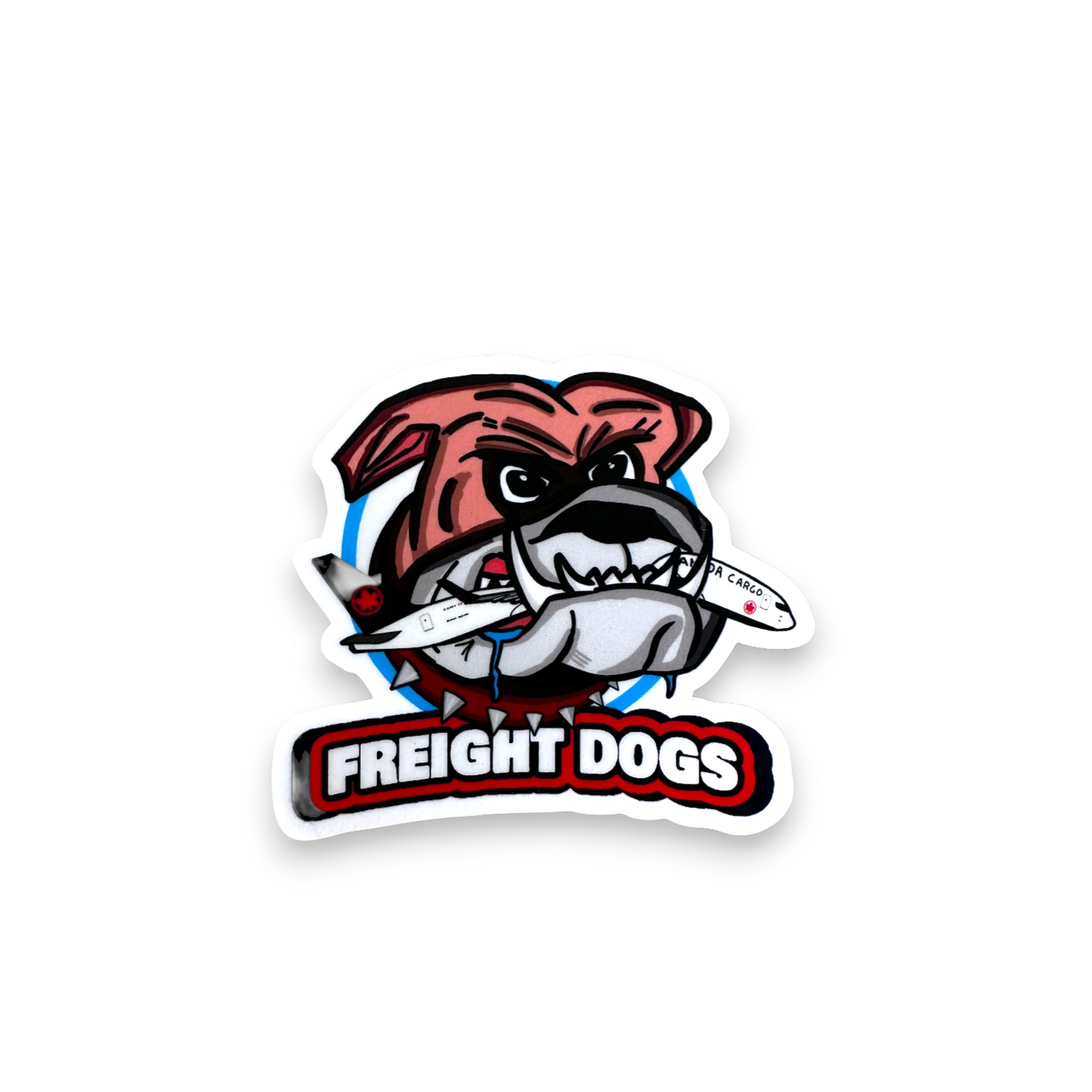 Freightdogs Stickers (ac cargo) 3x3”