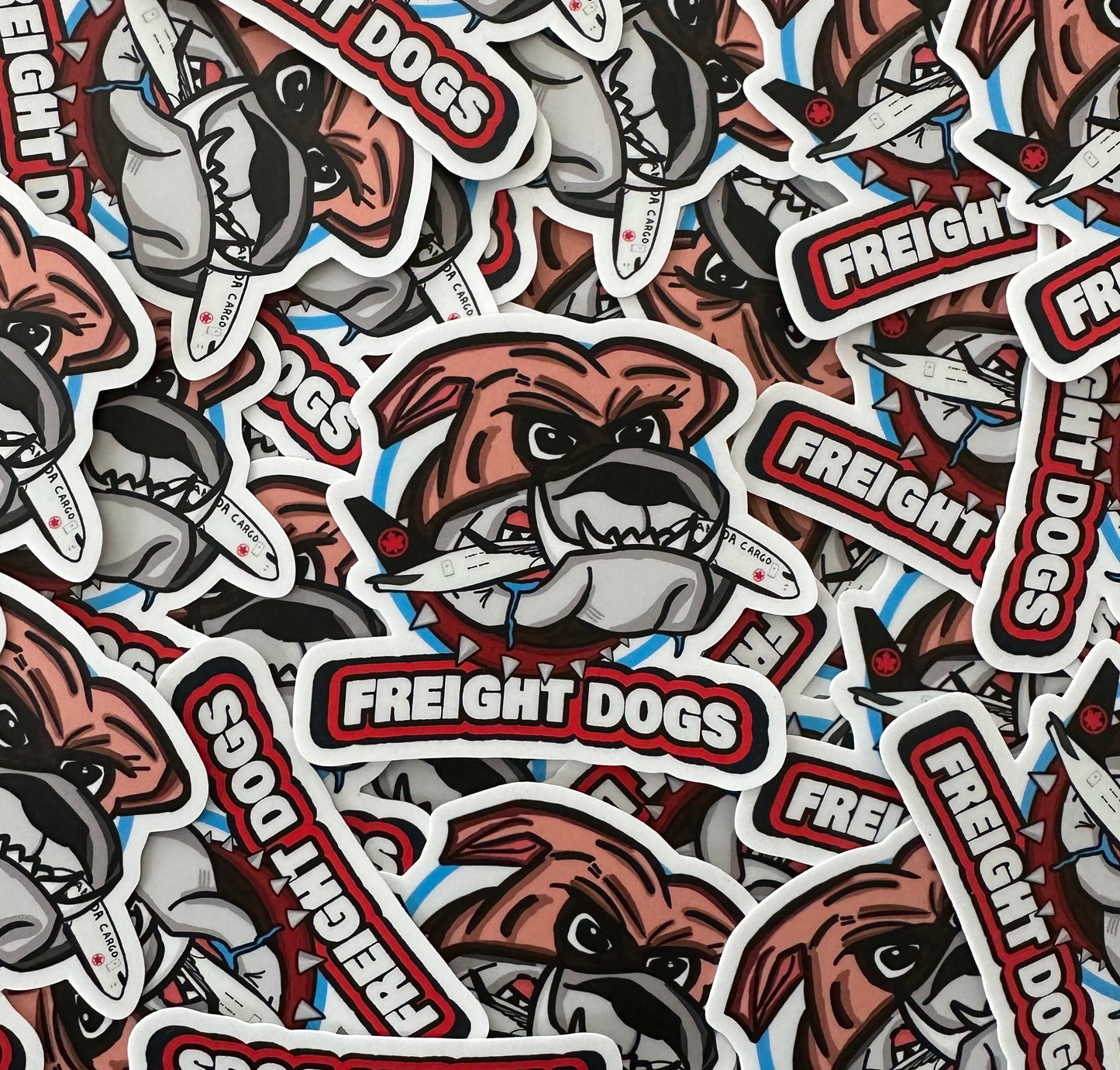 Freightdogs Stickers (ac cargo) 3x3”