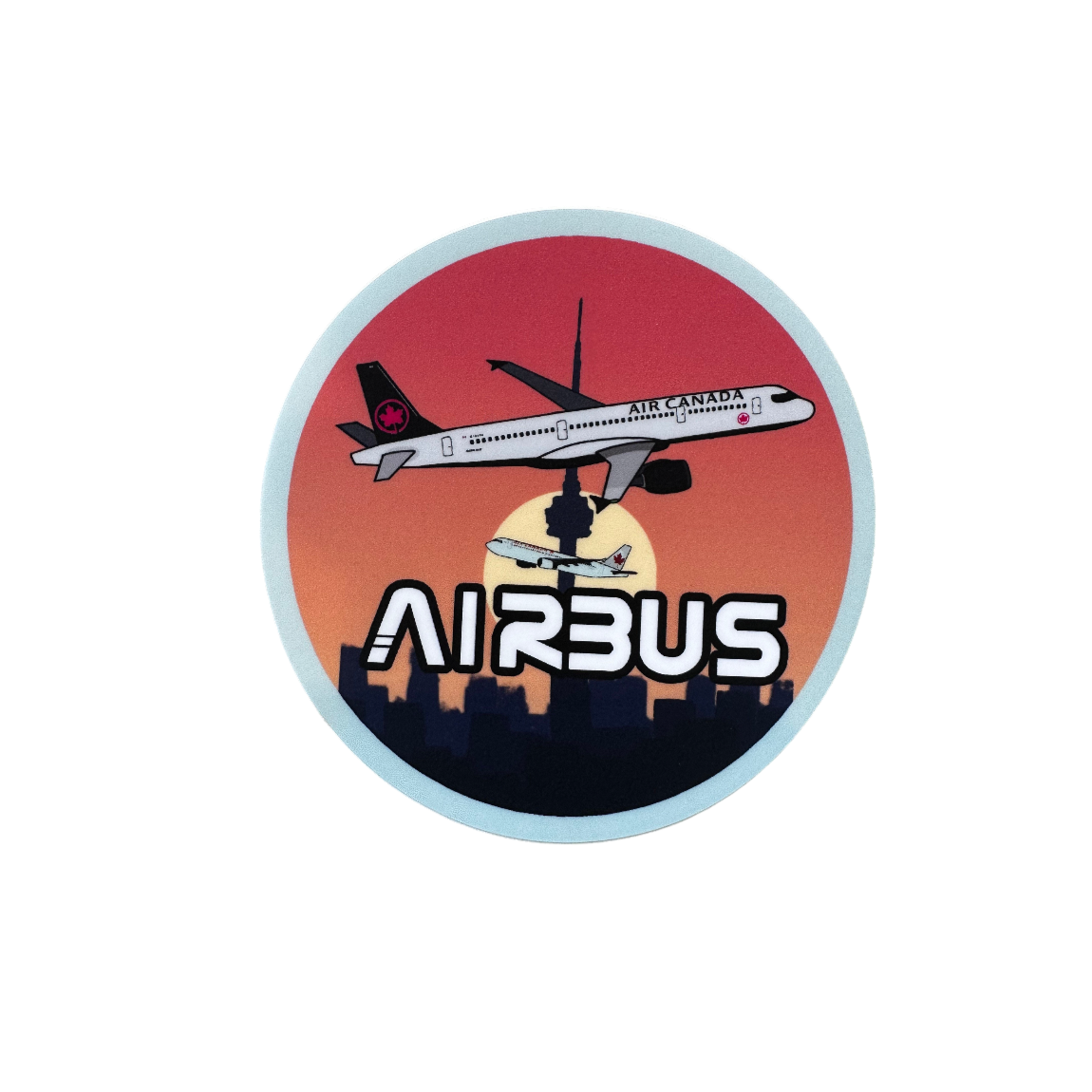 Air Canada Airbus Sticker 3”x3”