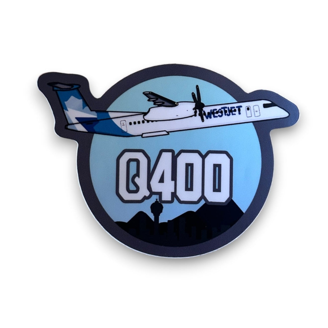 Encore Q400 Sticker 3"x4"