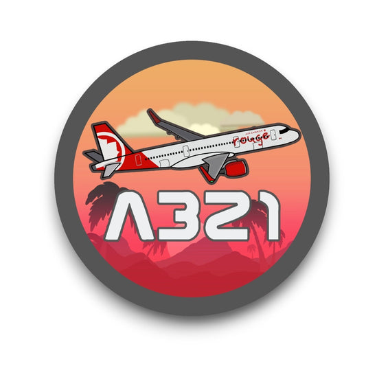 321 Rouge Sticker