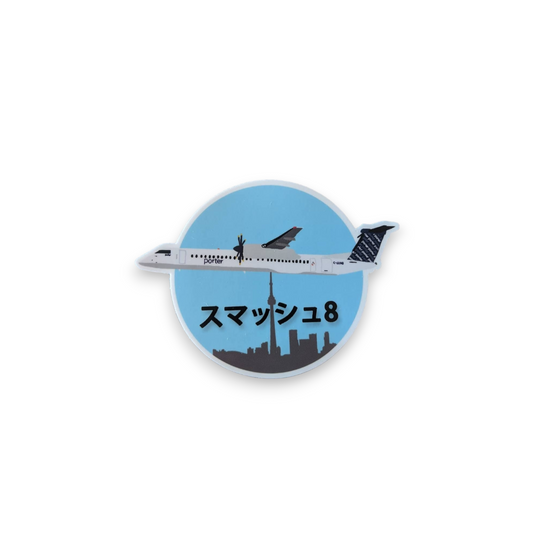 Porter "Smash8" Stickers (Bombardier Q400) 3"X4"