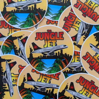 Air Canada Express/Jazz E175 Jungle Jet Stickers 3"x 3"