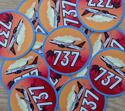 Air Canada Boeing 737 MAX stickers 3x3